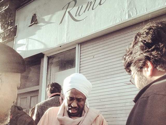 Sheikh Babikir outside Rumi&rsquo;s Cave